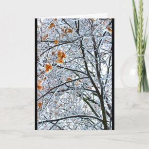 Carte Belle Scène De Neige À Chaque Occasion