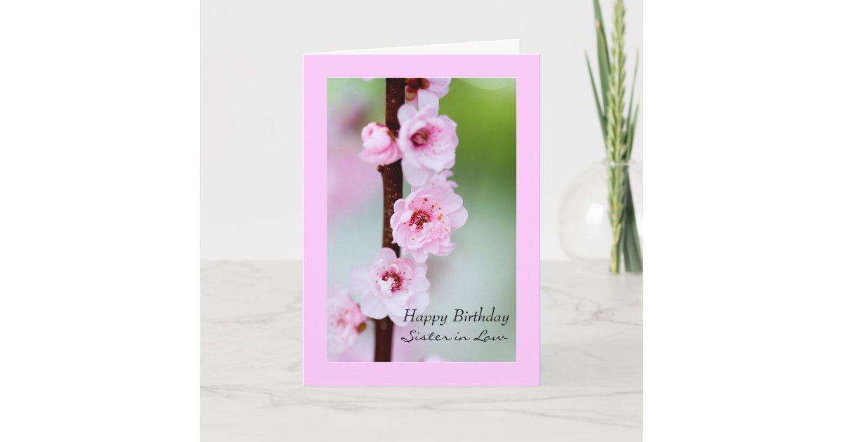 Carte Belle Soeur De Joyeux Anniversaire Zazzle Ca