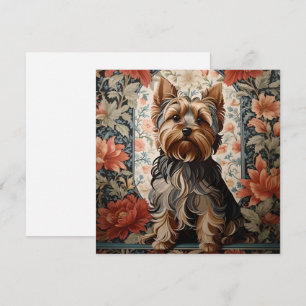 Carte Belle Yorkie   Yorkshire Terrier Portrait