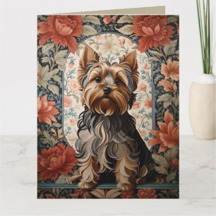 Carte Belle Yorkie   Yorkshire Terrier Portrait