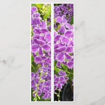 Belles fleurs violettes Deux Signets