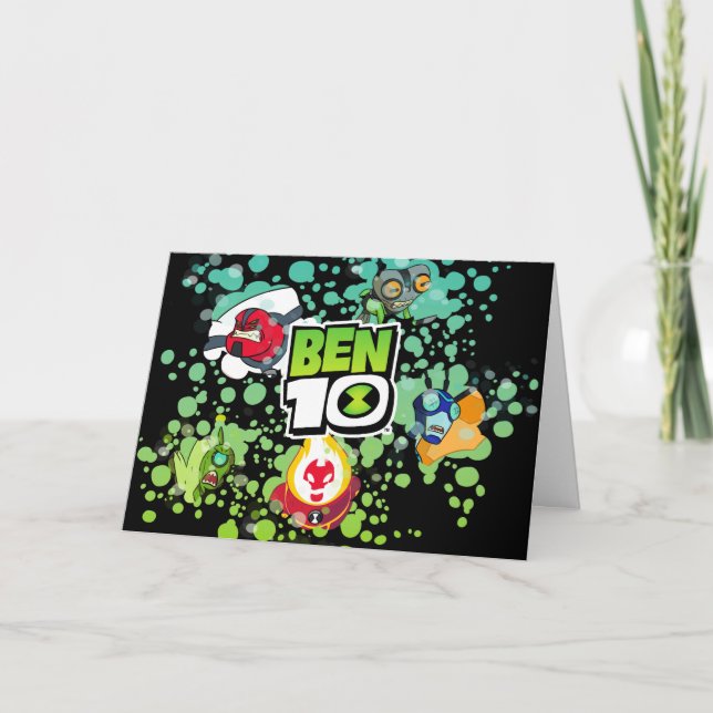 Carte Ben 10 Aliens Formulaires Graphique de bulle (Devant)