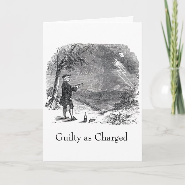 Carte Ben Franklin condamné (Devant)