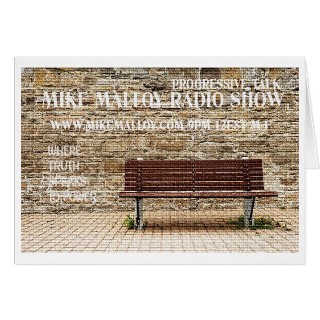 CARTE BENCH TRUTHSEEKER (Devant horizontal)