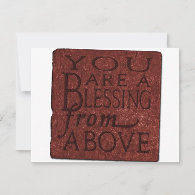 Carte Bénédiction (Devant)