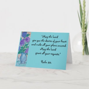 Carte Bénédiction d'anniversaire