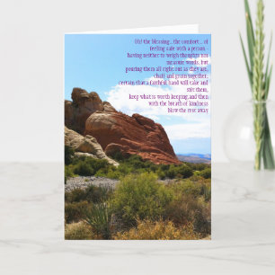 Carte Bénédiction de l'amitié