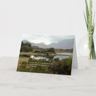 Carte Bénédiction irlandaise pour votre avenir