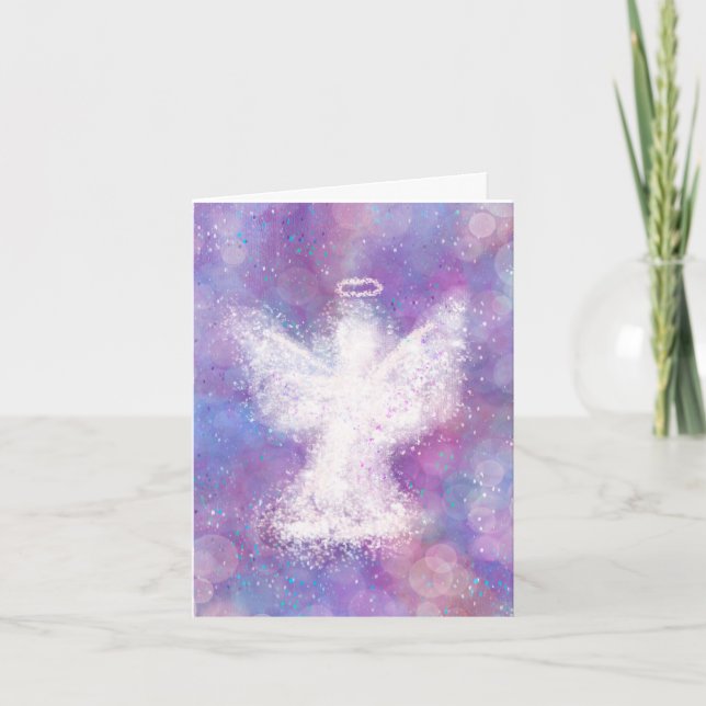 Carte Bénédictions d'ange | Temps difficiles (Devant)