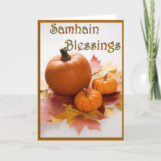 Carte Bénédictions de Samhain