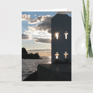 Carte "Bénédictions du coucher du soleil" - Art photo