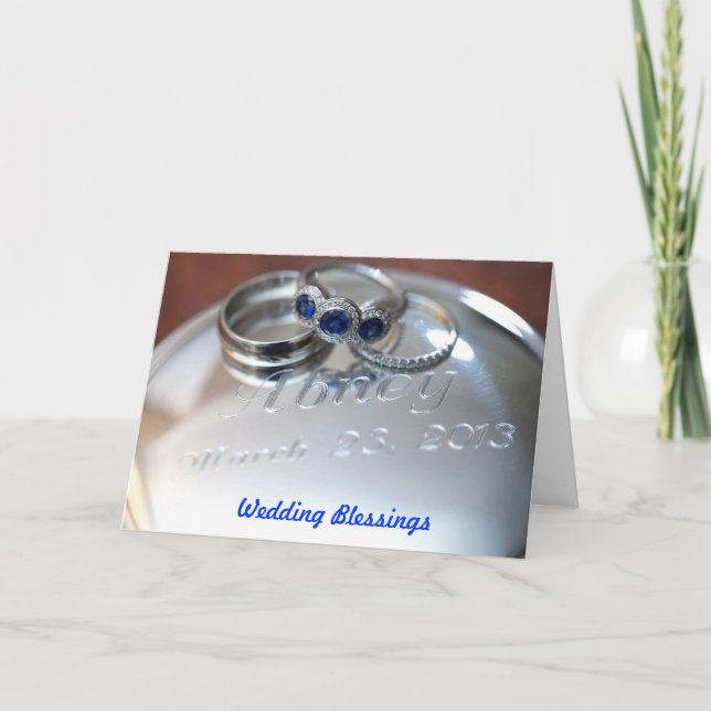 Carte Bénédictions mariages (Devant)