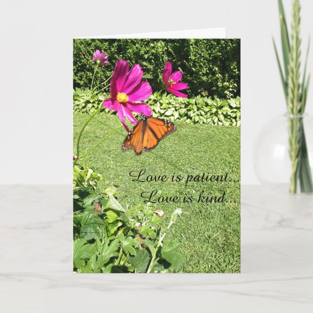 Carte Bénéficiez d'une bonne salutation Card-LoveIsPatie (Devant)