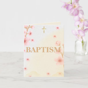 Carte "Béni et baptisé : un jour pour se souvenir"