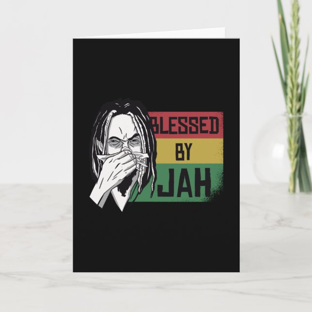 Carte Béni par Jah (Devant)