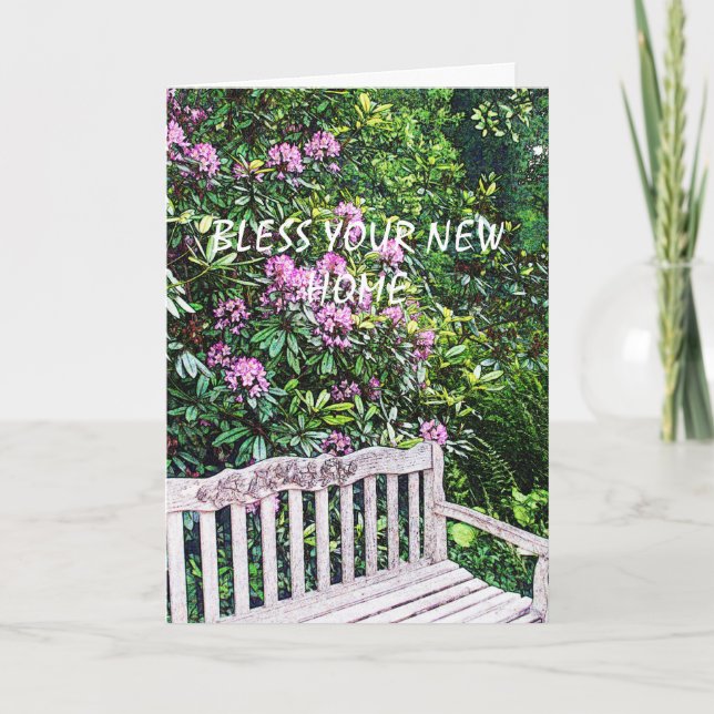 CARTE BÉNISSEZ VOTRE NOUVELLE MAISON (Devant)