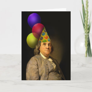 Carte Benjamin Franklin Joyeux anniversaire