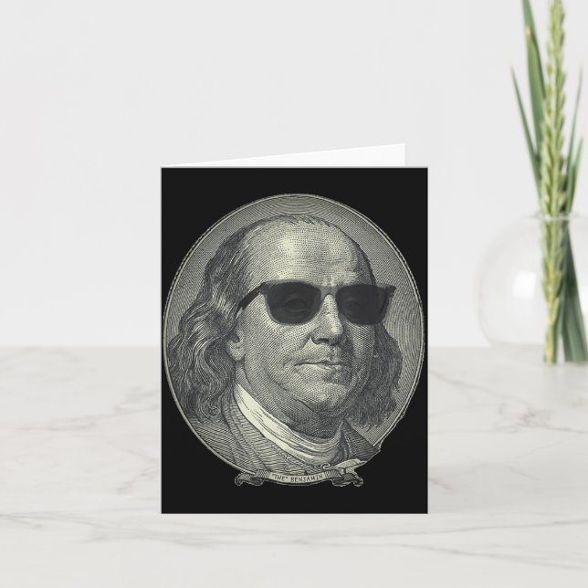 Carte Benjamin Franklin The Benjamin Its All About  (Devant)