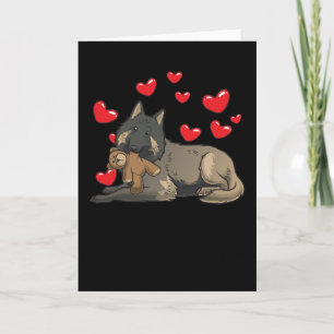 Carte Berger Belge Tervuren Dog À L'Animal Farci