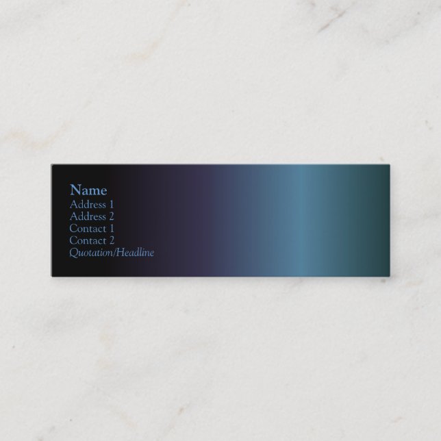 Carte Beribboned de profil (Devant)