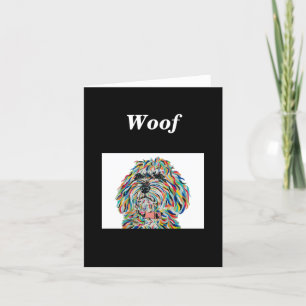 Carte Bernedoodle Dog Note Card