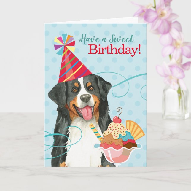 Carte Berner Anniversaire Douce (Orchidée)
