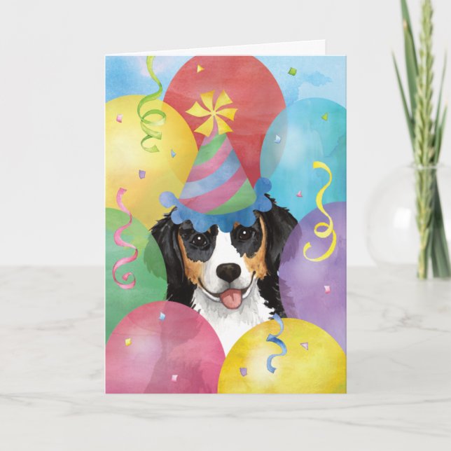 Carte Berner Balloons Anniversaire (Devant)
