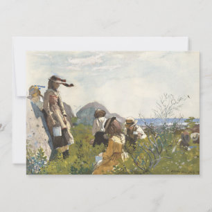 Carte Berry Pickers Winslow Homer