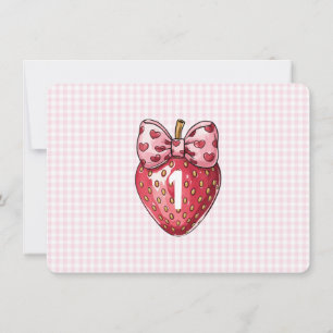 Carte Berry premier anniversaire, 1er anniversaire fête 