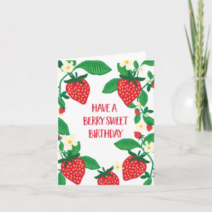 Carte Berry Sweet Strawberry