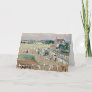 Carte Berthe Morisot - Hanging the Laundry out to Dry
