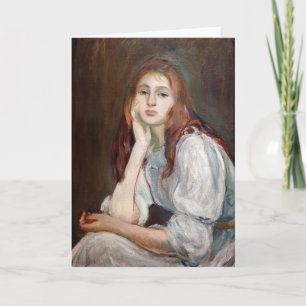 Carte Berthe Morisot - Julie Daydreaming