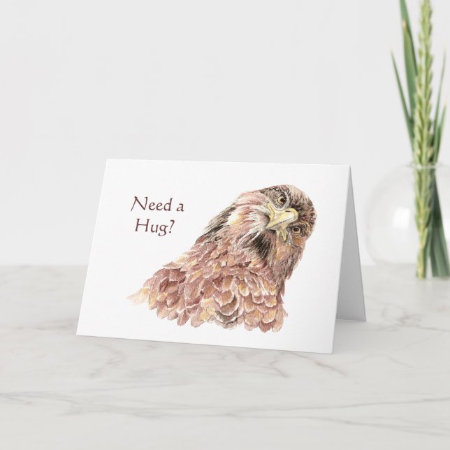 Carte Besoin d'un Oiseau Silly pour vous faire sourire,  (Devant)