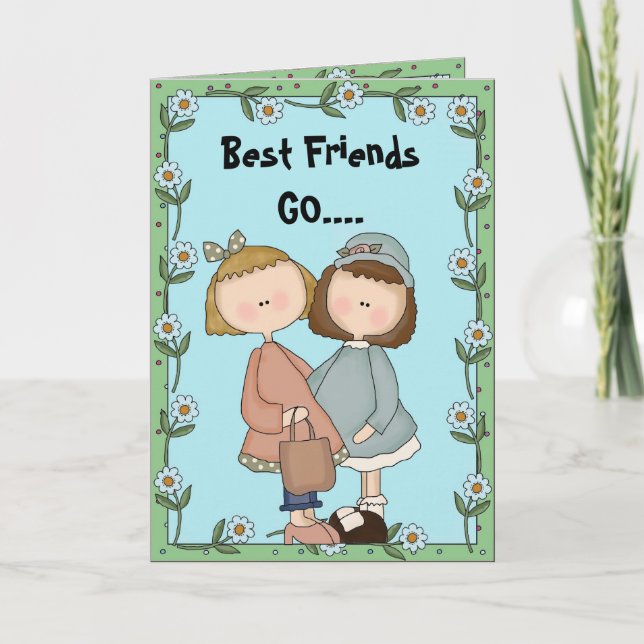 Carte Best Friends Go... (Devant)
