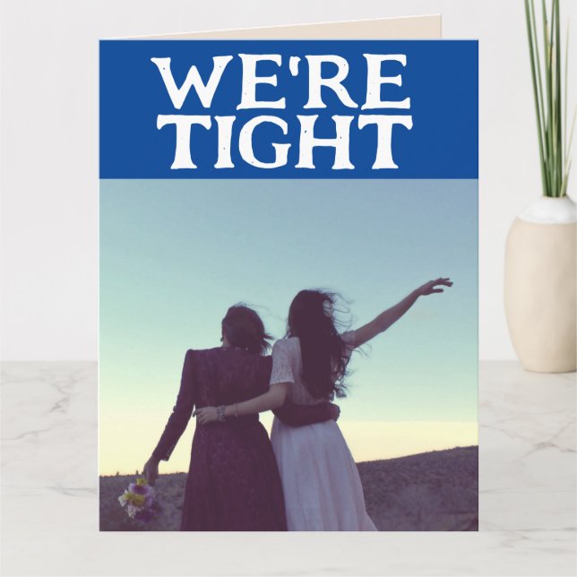 CARTE BESTIES COMME LUCY & ETHEL BANNITHDAY GREETING CAR (Devant)