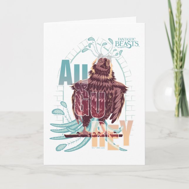 Carte Bêtes fantastiques Augurey (Devant)