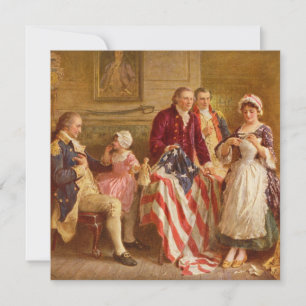Carte Betsy Ross, 1777 (Histoire américaine) (Patriote a