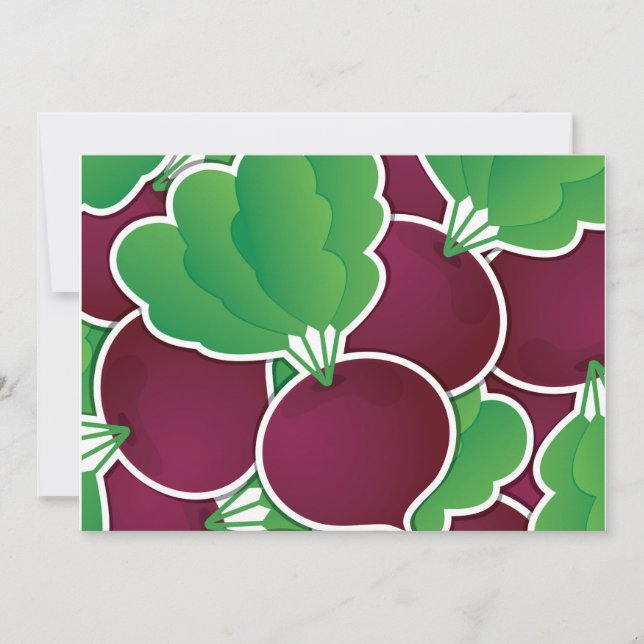 Carte betterave funky (Devant)