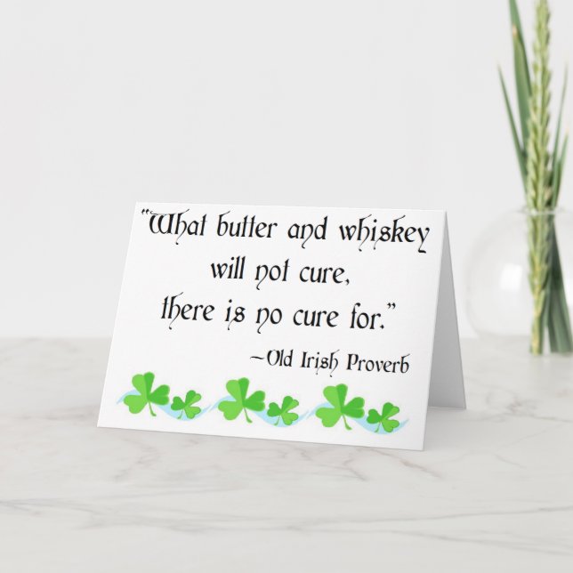 Carte Beurre et whisky (Devant)
