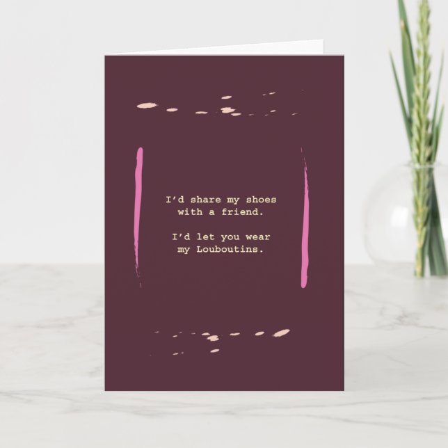 Carte BFFs et Louboutins (Devant)