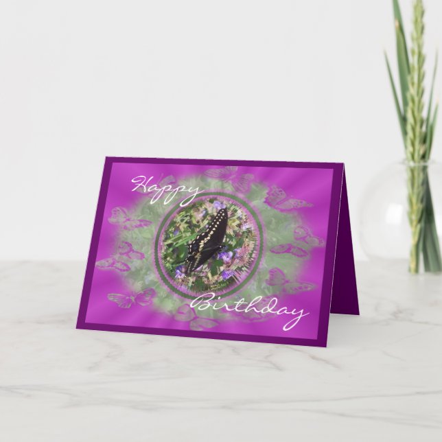 Carte Bfly Medallion - personnaliser à toute occas (Devant)