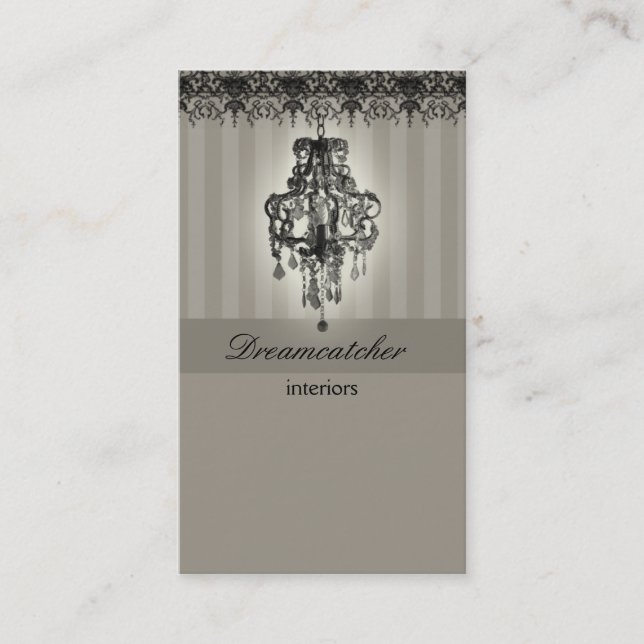 Carte BG d'entreprise immobilière de lustre (Devant)