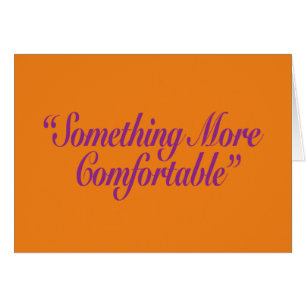 Carte BG orange plus confortable