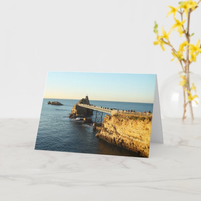 Carte Biarritz (Fleur jaune)