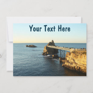 Carte Biarritz personnalisable