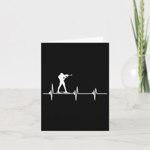 Carte Biathlon Biathlet Ski Sports d'hiver