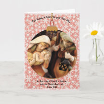 Bible de la Nativité vintage Verset Art de Noël