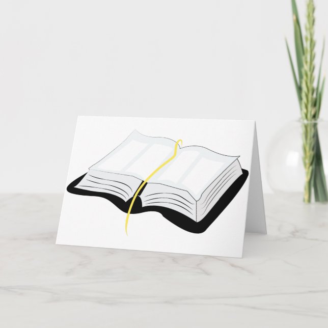 Carte Bible ouverte (Devant)