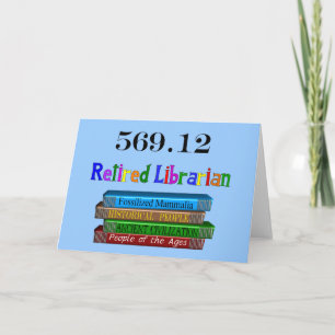 Carte Bibliothécaire retraitée 569.0 (Système décimal De