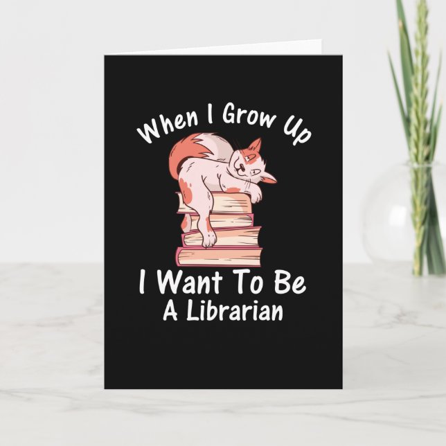Carte Bibliothèque scolaire Funny Cadeaux Enfants Carriè (Devant)